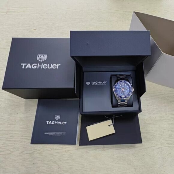 Auth TAG Heuer Formula 1 Blue Dial 43mm Men's Quartz Steel Watch CAZ1014 BA0842 - Picture 10 of 10